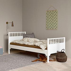 Lit 90x200cm SEASIDE CLASSIC Oliver Furniture blanc