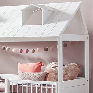 Lit 90x200cm-sommier luxe BEACH HOUSE Lifetime blanc