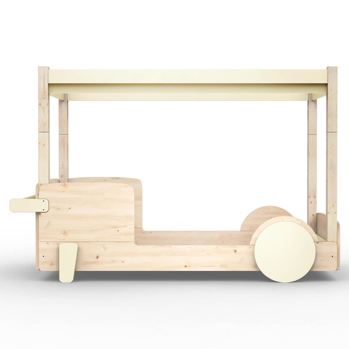 Lit baldaquin 90x190cm DISCOVERY Mathy by Bols beige ivoire