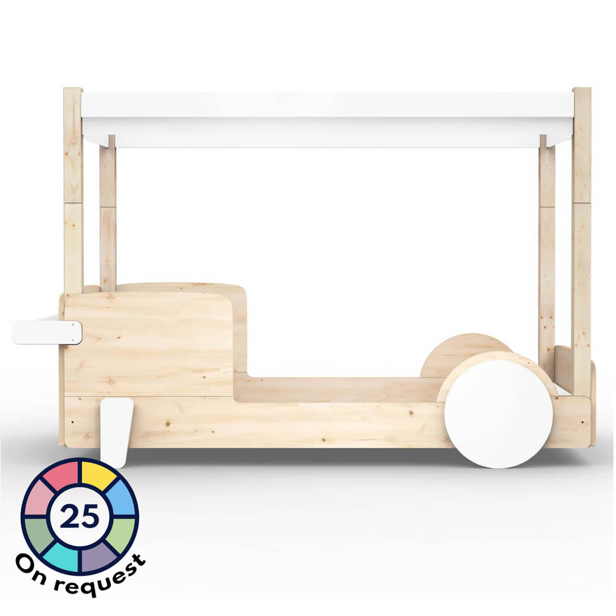 Lit baldaquin 90x190cm DISCOVERY Mathy by Bols blanc