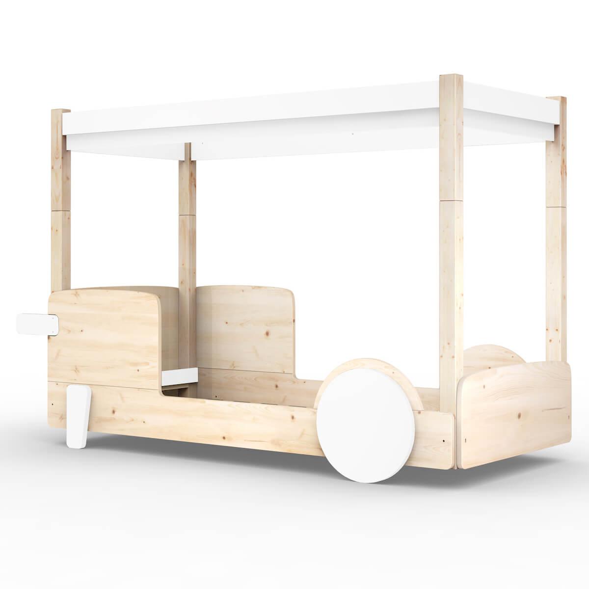 Lit baldaquin 90x190cm DISCOVERY Mathy by Bols blanc