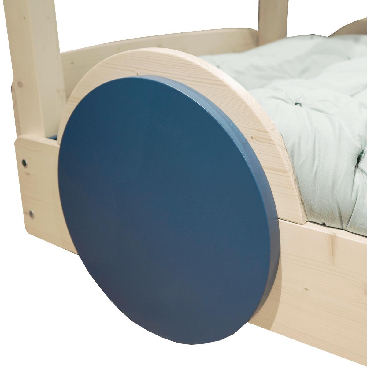 Lit baldaquin 90x190cm DISCOVERY Mathy by Bols bleu atlantic