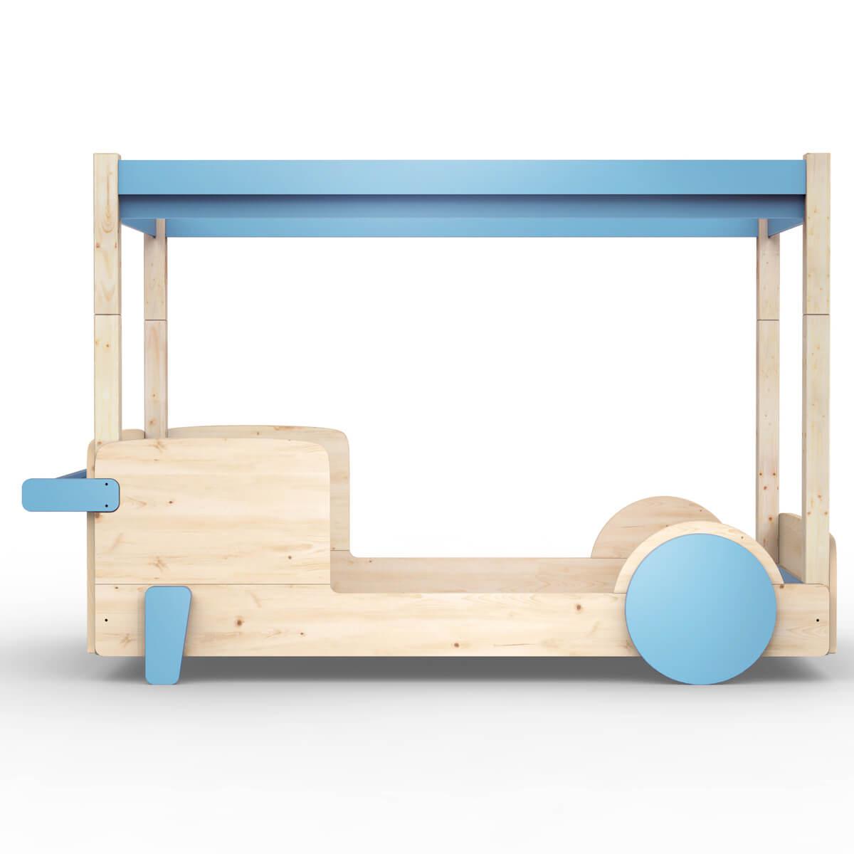 Lit baldaquin 90x190cm DISCOVERY Mathy by Bols bleu azur