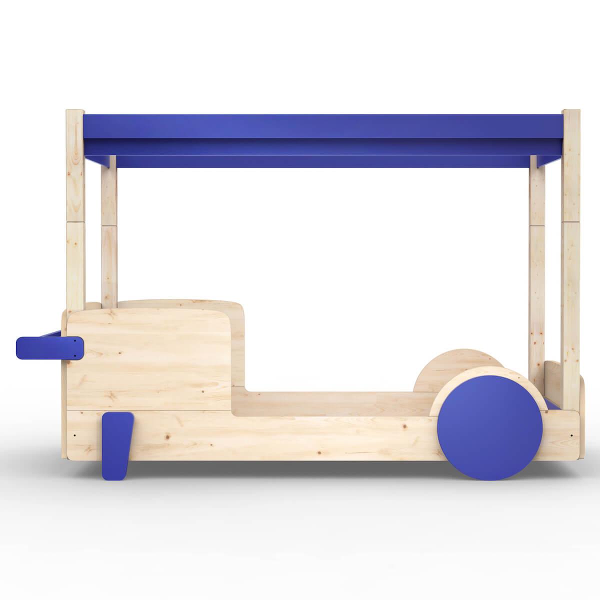 Lit baldaquin 90x190cm DISCOVERY Mathy by Bols bleu marseille