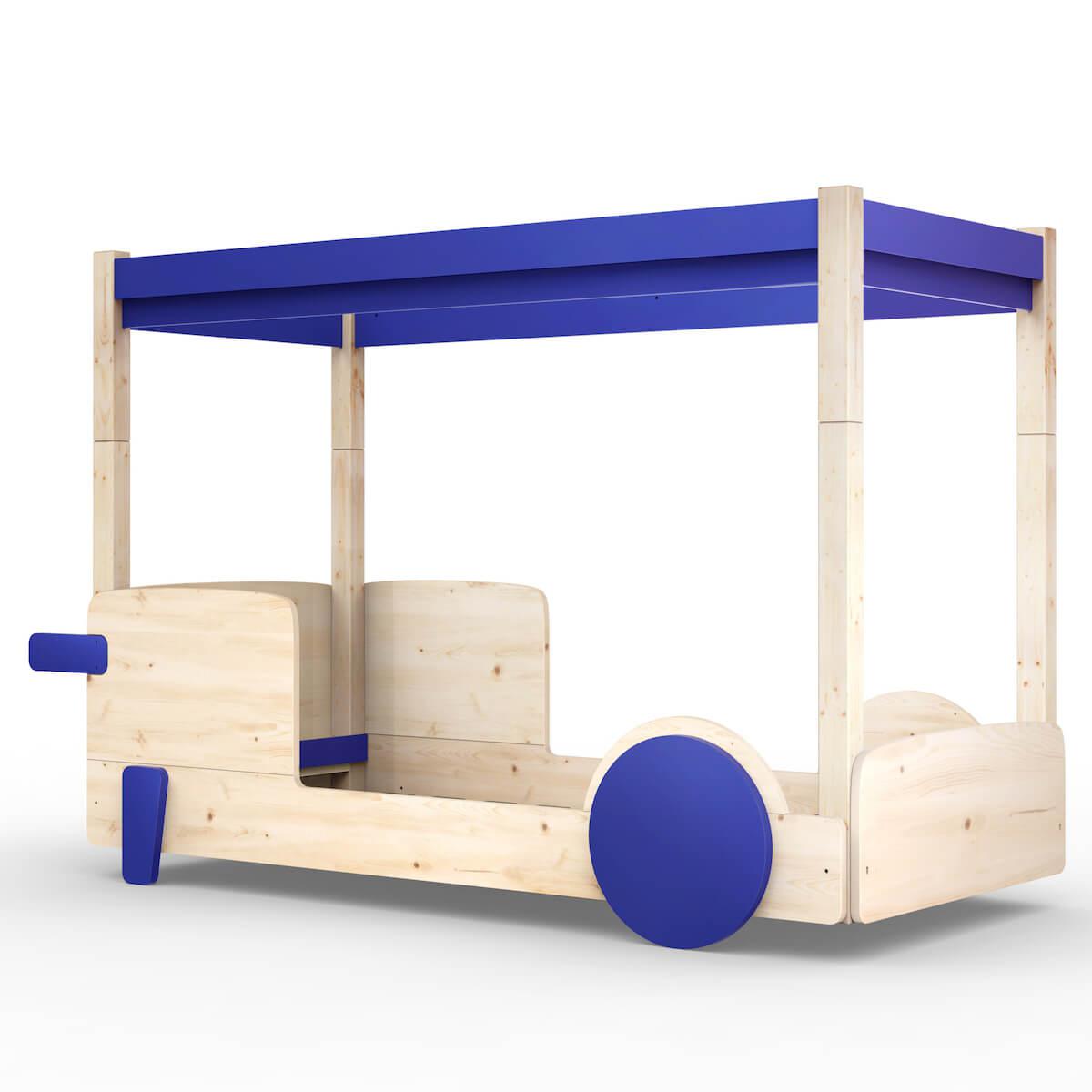 Lit baldaquin 90x190cm DISCOVERY Mathy by Bols bleu marseille