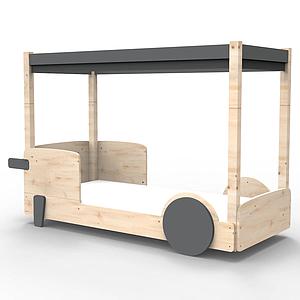 Lit baldaquin 90x190cm DISCOVERY Mathy by Bols gris basalte