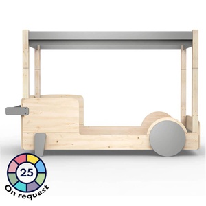 Lit baldaquin 90x190cm DISCOVERY Mathy by Bols gris ciment