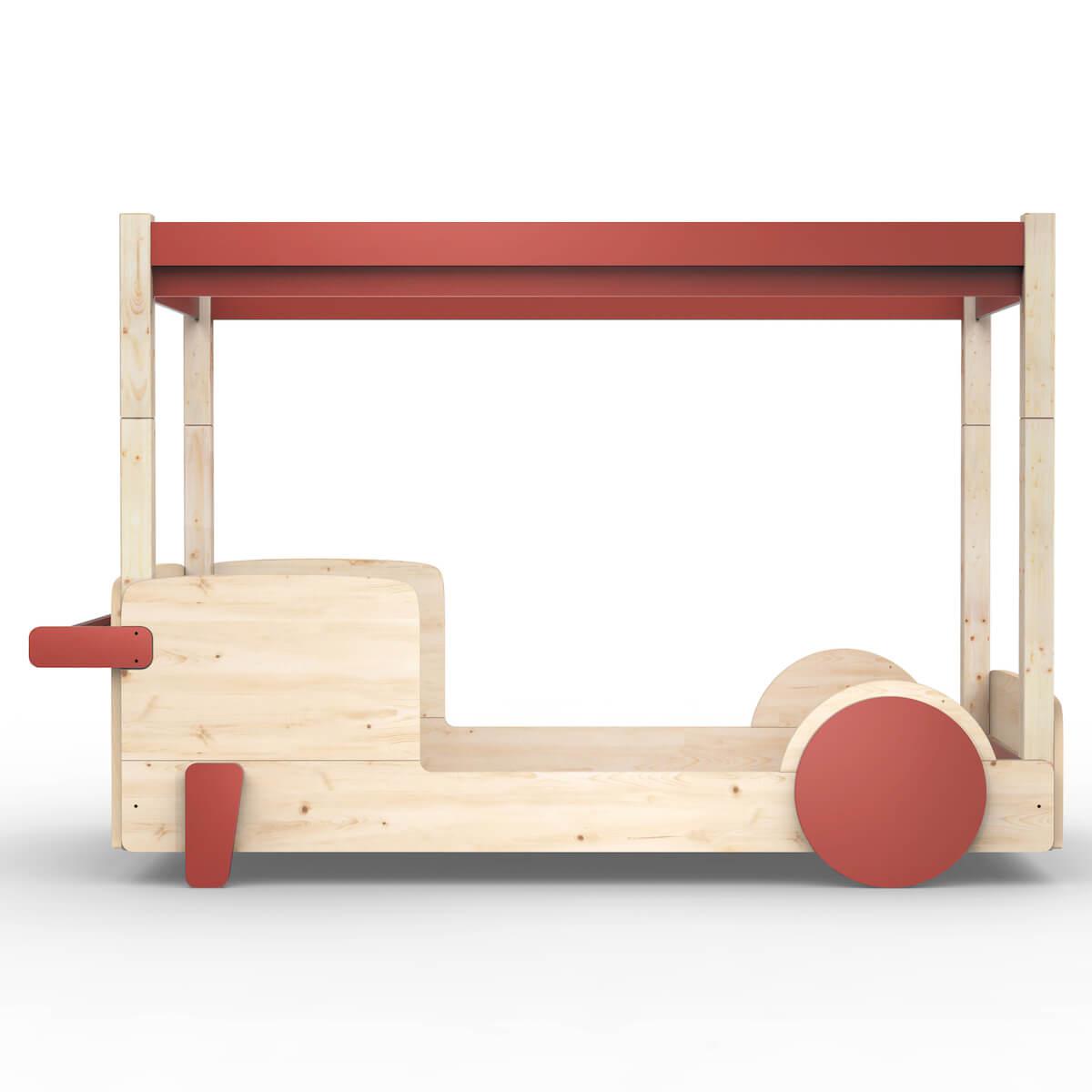 Lit baldaquin 90x190cm DISCOVERY Mathy by Bols marsala