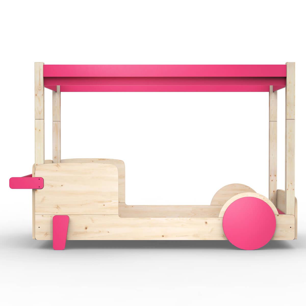 Lit baldaquin 90x190cm DISCOVERY Mathy by Bols rose été