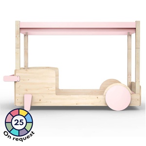 Lit baldaquin 90x190cm DISCOVERY Mathy by Bols rose poudré