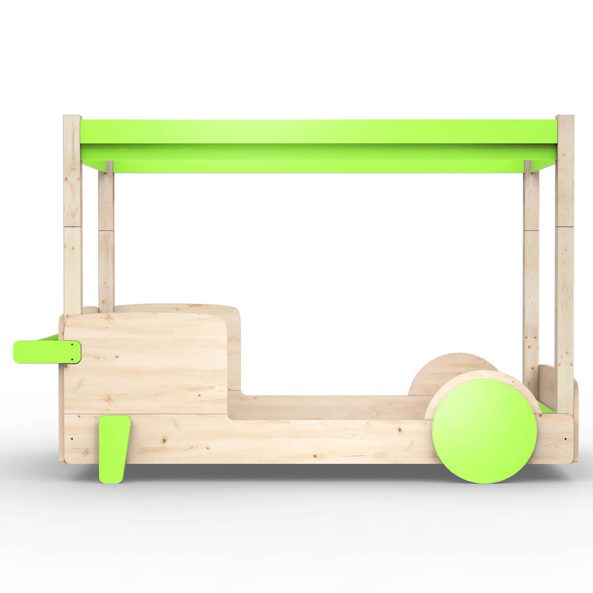 Lit baldaquin 90x190cm DISCOVERY Mathy by Bols vert pomme