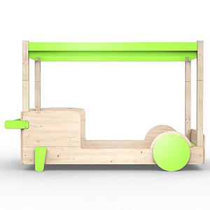 Lit baldaquin 90x190cm DISCOVERY Mathy by Bols vert pomme