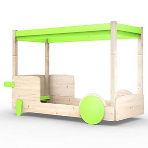 Lit baldaquin 90x190cm DISCOVERY Mathy by Bols vert pomme