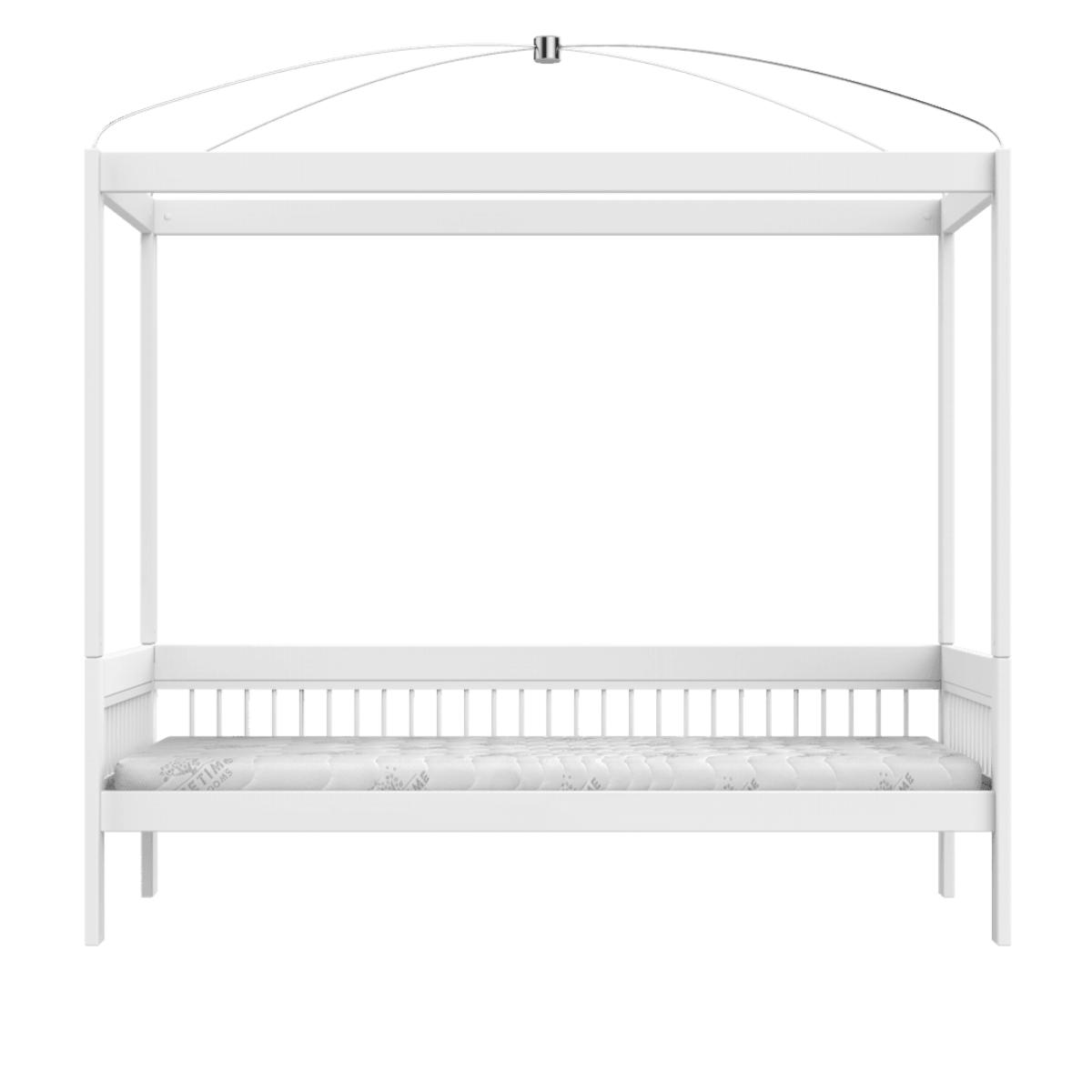 Lit baldaquin 90x200cm BREEZE LUX Lifetime blanc