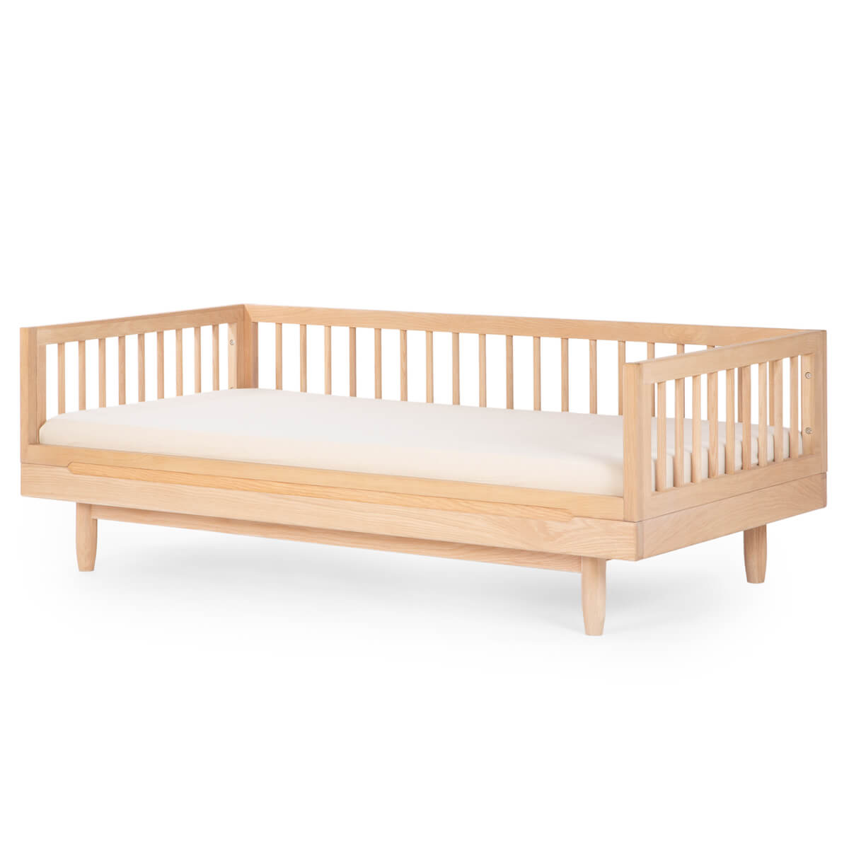 Lit banquette 70x140cm PURE Nobodinoz chêne massif