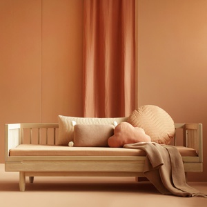 Lit banquette 70x140cm PURE Nobodinoz chêne massif