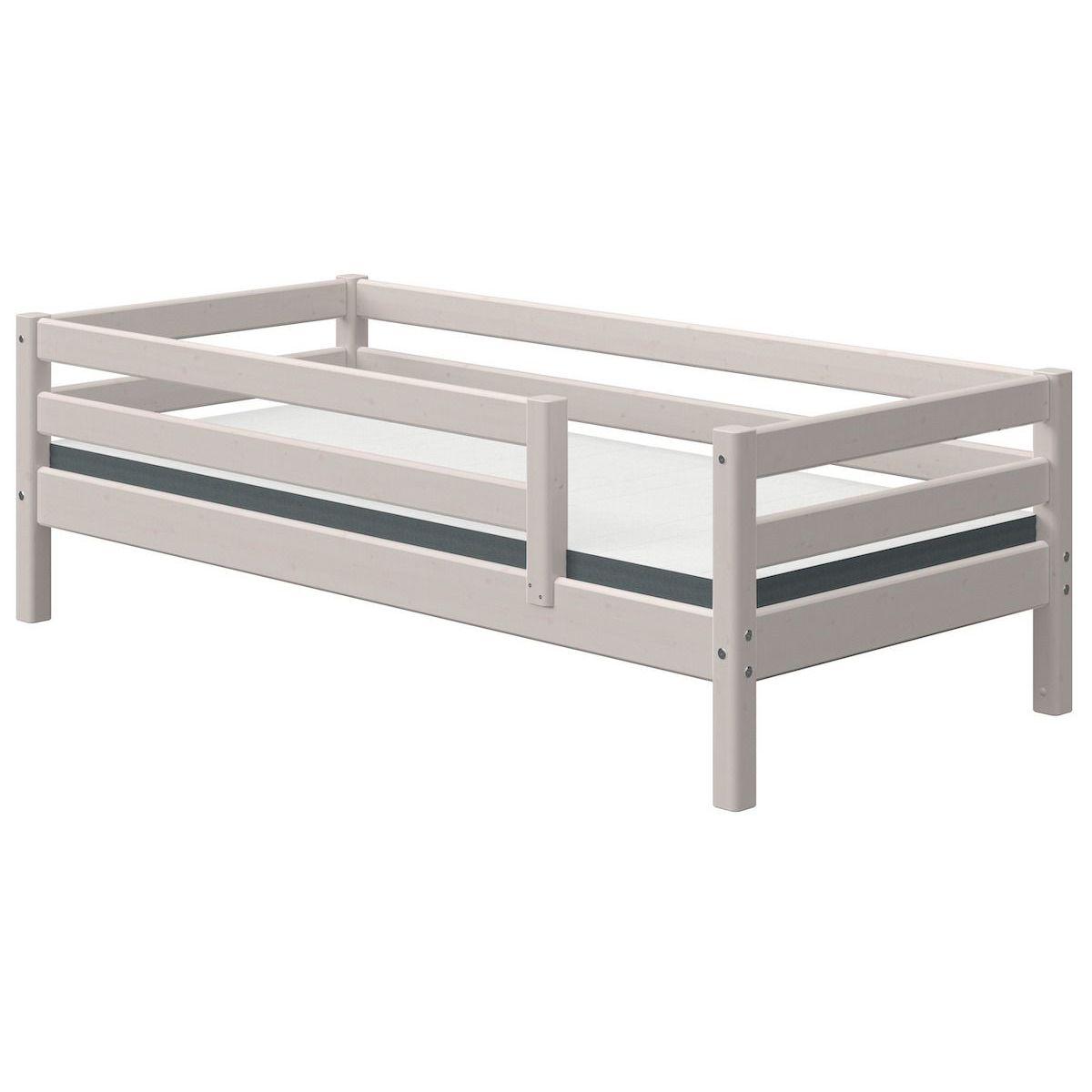 Lit banquette 90x190cm barrière de sécurité CLASSIC Flexa grey washed