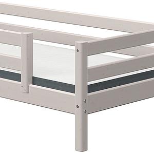 Lit banquette 90x200cm barrière de sécurité centrale CLASSIC Flexa grey washed
