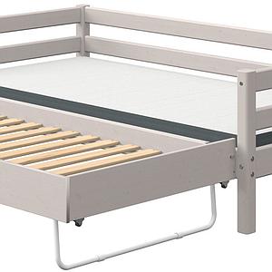 Lit banquette 90x200cm lit gigogne CLASSIC Flexa grey washed