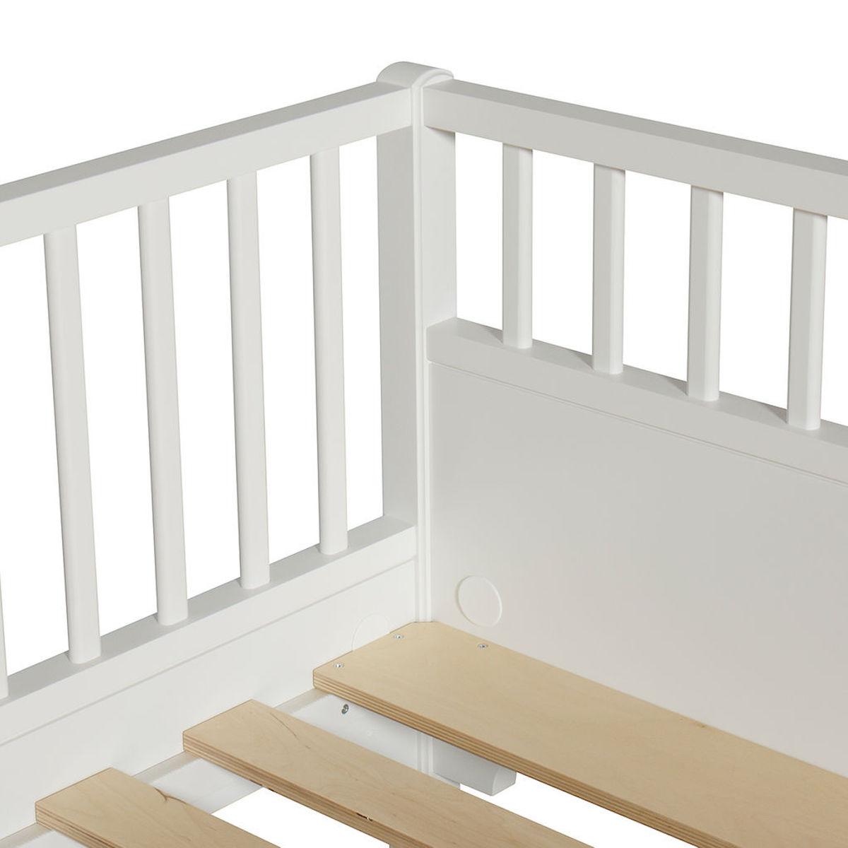 Lit banquette 90x200cm SEASIDE CLASSIC Oliver Furniture blanc