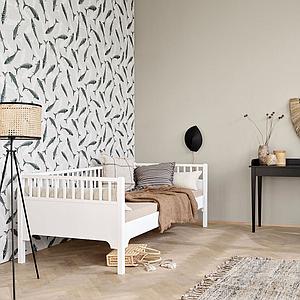 Lit banquette 90x200cm SEASIDE CLASSIC Oliver Furniture blanc