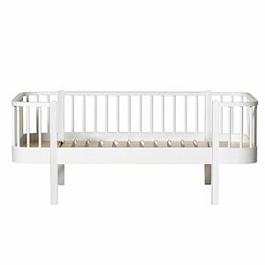 Lit banquette évolutif 90x160cm WOOD ORIGINAL Oliver Furniture blanc