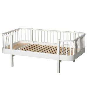 Lit banquette évolutif 90x160cm WOOD ORIGINAL Oliver Furniture blanc