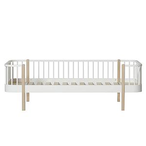 Lit banquette évolutif 90x200cm WOOD ORIGINAL Oliver Furniture blanc-chêne