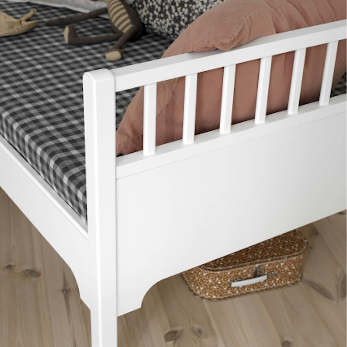 Lit banquette junior 90x160cm SEASIDE CLASSIC Oliver Furniture blanc