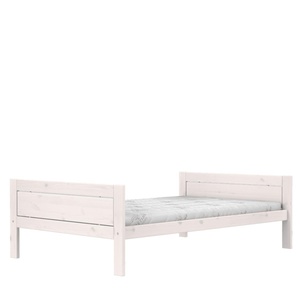 Lit bas 120x200cm DE LUXE Lifetime blanchi