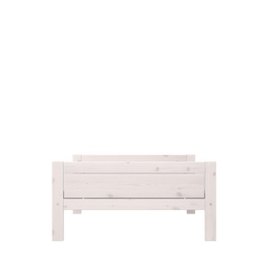 Lit bas 120x200cm DE LUXE Lifetime blanchi