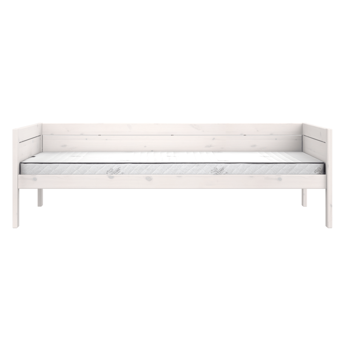 Lit bas 120x200cm DELUXE Lifetime whitewash