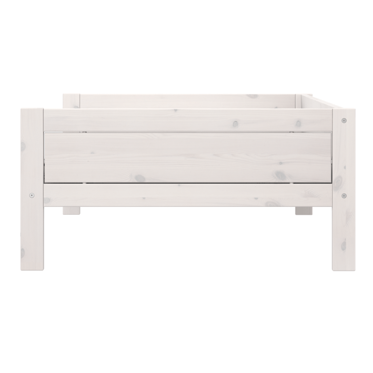 Lit bas 120x200cm DELUXE Lifetime whitewash