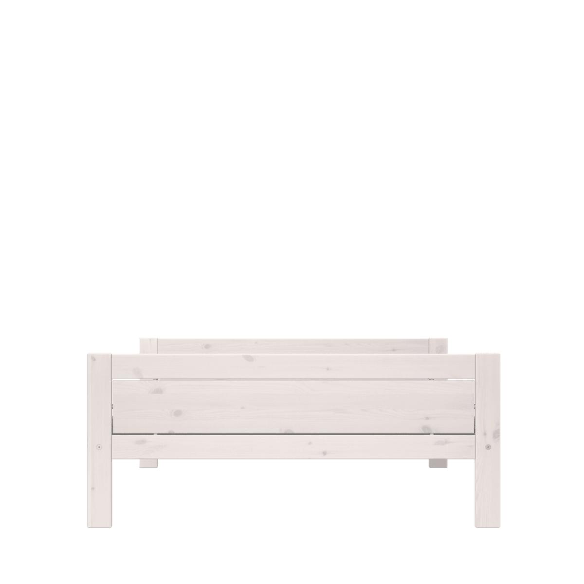 Lit bas 140x200cm DELUXE Lifetime blanchi