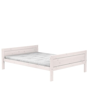Lit bas 140x200cm DELUXE Lifetime blanchi