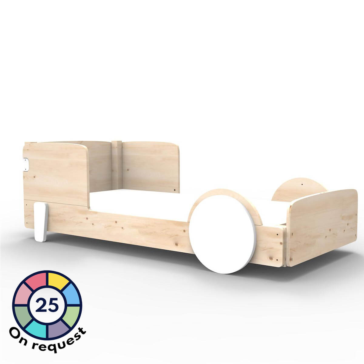 Lit bas 90x190cm DISCOVERY Mathy by Bols blanc