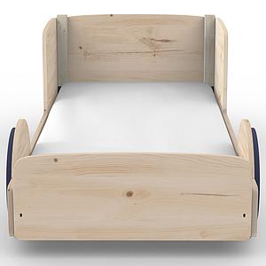 Lit bas 90x190cm DISCOVERY Mathy by Bols bleu azur