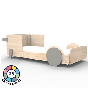 Lit bas 90x190cm DISCOVERY Mathy by Bols gris ciment