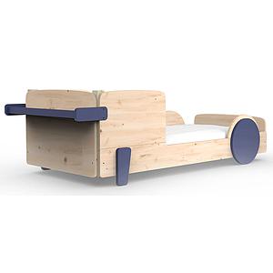 Lit bas 90x190cm DISCOVERY Mathy by Bols rose poudré