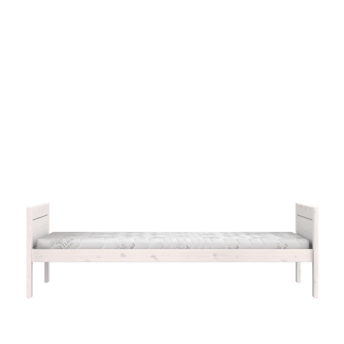Lit bas 90x200cm DE LUXE Lifetime blanchi