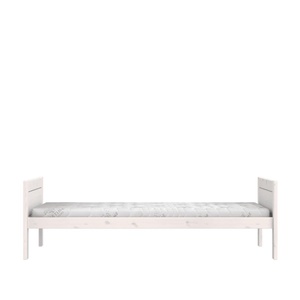 Lit bas 90x200cm DE LUXE Lifetime blanchi