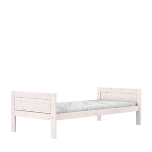 Lit bas 90x200cm DE LUXE Lifetime blanchi
