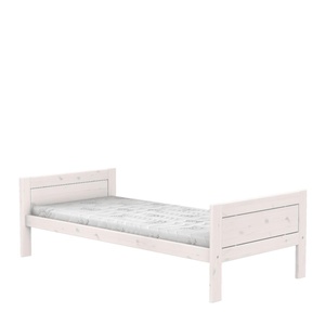 Lit bas 90x200cm DE LUXE Lifetime blanchi