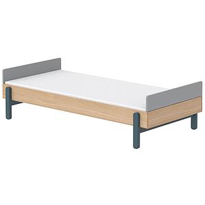 Lit bas 90x200cm POPSICLE Flexa chêne-blueberry