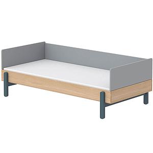 Lit bas 90x200cm POPSICLE Flexa chêne-blueberry