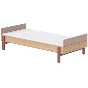 Lit bas 90x200cm POPSICLE Flexa chêne-cherry