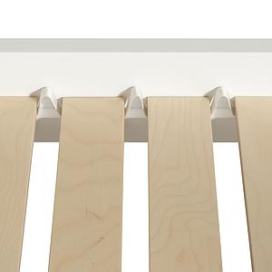 Lit bas évolutif 90x160cm WOOD Oliver Furniture blanc