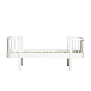 Lit bas évolutif 90x160cm WOOD ORIGINAL Oliver Furniture blanc