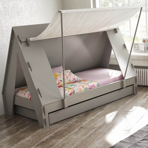 Lit bas-tiroir 90x200cm TENTE Mathy by Bols ocre