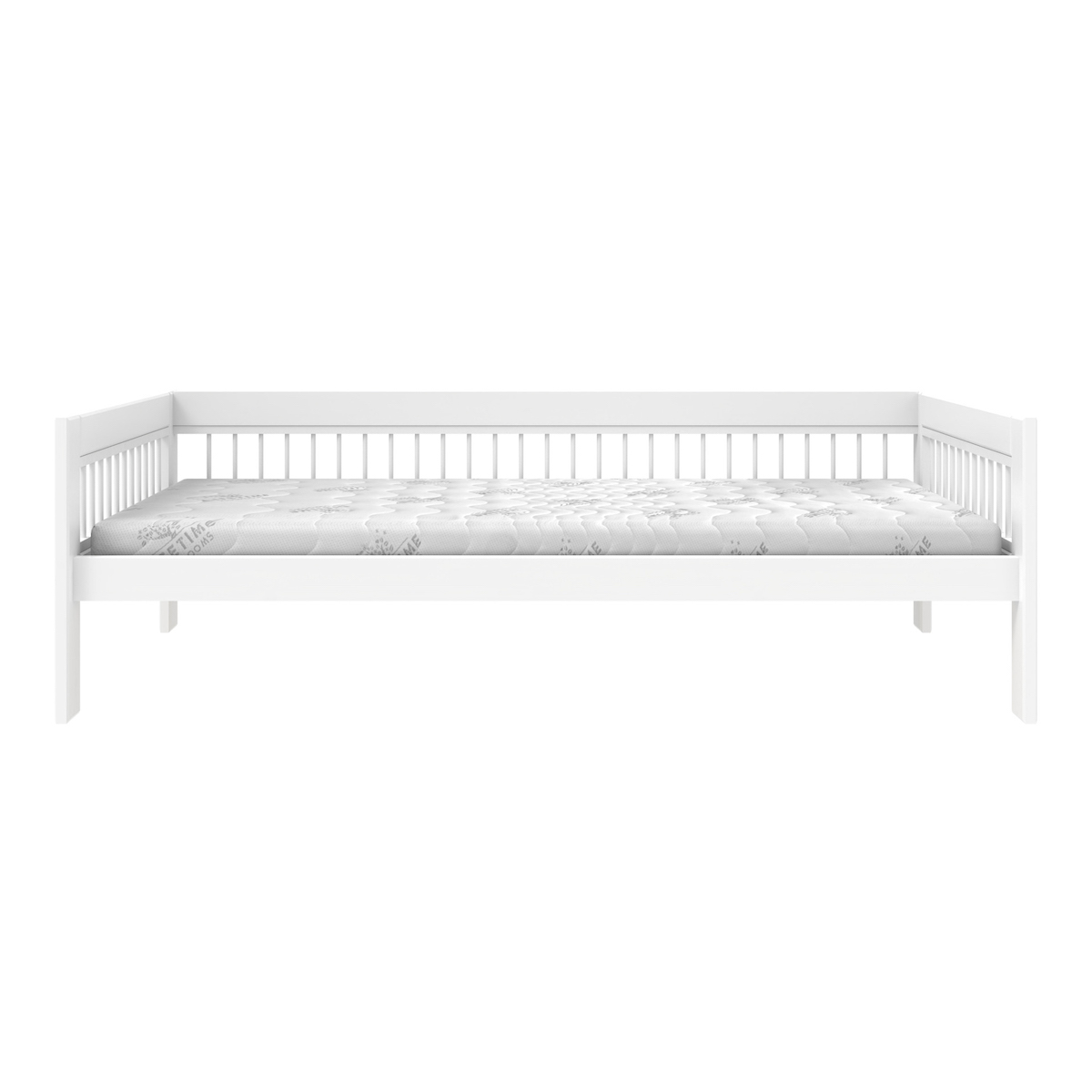 Lit base 90x200cm BREEZE Lifetime blanc
